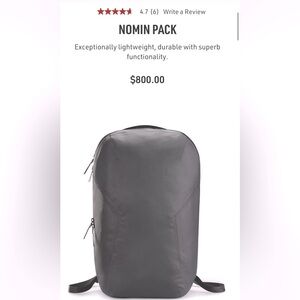 Arc’teryx Veilance Nomin backpack - Gray